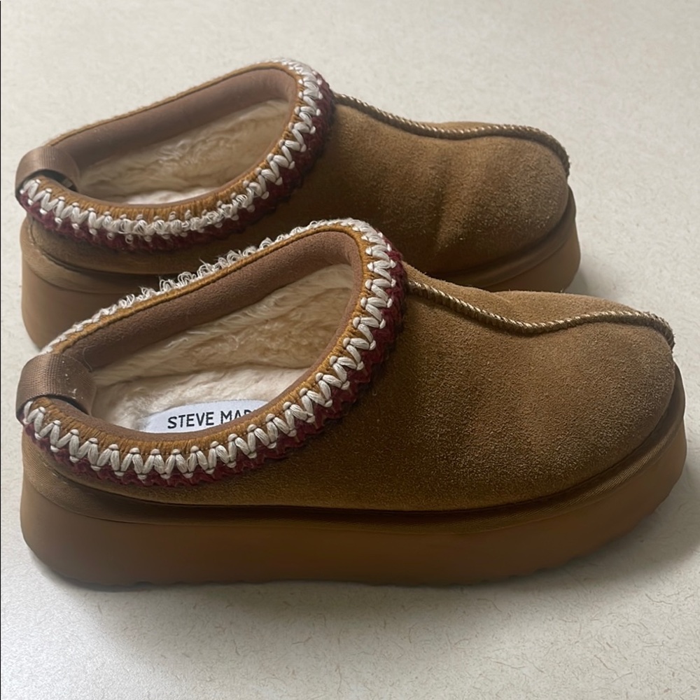 Steve Madden Brown Suede Slip-On Shoes